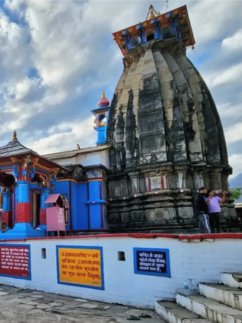 Ukhimath town in the hills